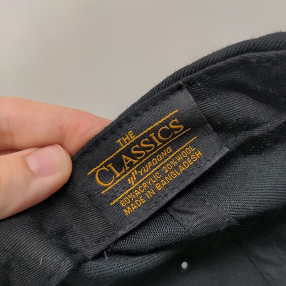 Sxxxxx1 Suforia Snapback Hat Black One Size Embroidered Adjustable Yupoong - Picture 8 of 8